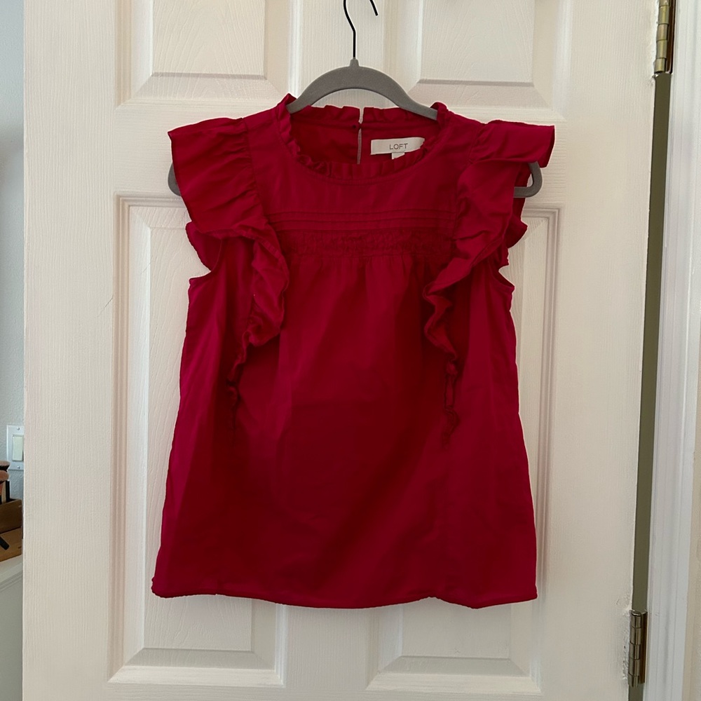 Ruffled blouse!